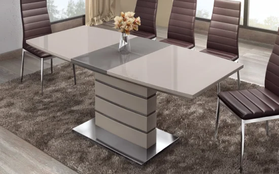 Moderna silla de comedor de cuero PU con respaldo alto para muebles de restaurante de oficina en casa para cocina