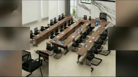 Mesa plegable ajustable de la escuela del sitio de entrenamiento plegable de la conferencia móvil de la oficina