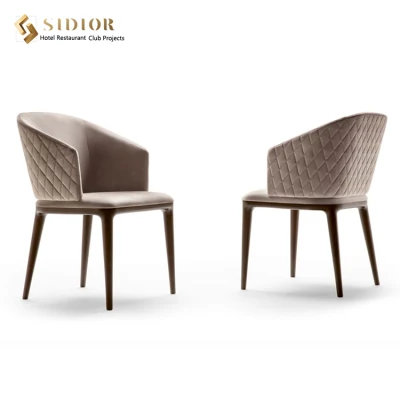 Sidior, alta calidad, salida de fábrica, cuero PU, madera maciza, restaurante, fiesta, hogar, silla de comedor SD14